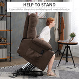 Velvet Recliner Chair 91cm Wide With Footrest - Velmora