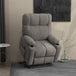 Velvet Recliner Chair 91cm Wide With Footrest - Velmora