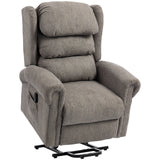 Velvet Recliner Chair 92cm Wide With Footrest - Velmora