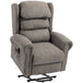 Velvet Recliner Chair 92cm Wide With Footrest - Velmora