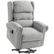 Velvet Recliner Chair 92cm Wide With Footrest - Velmora