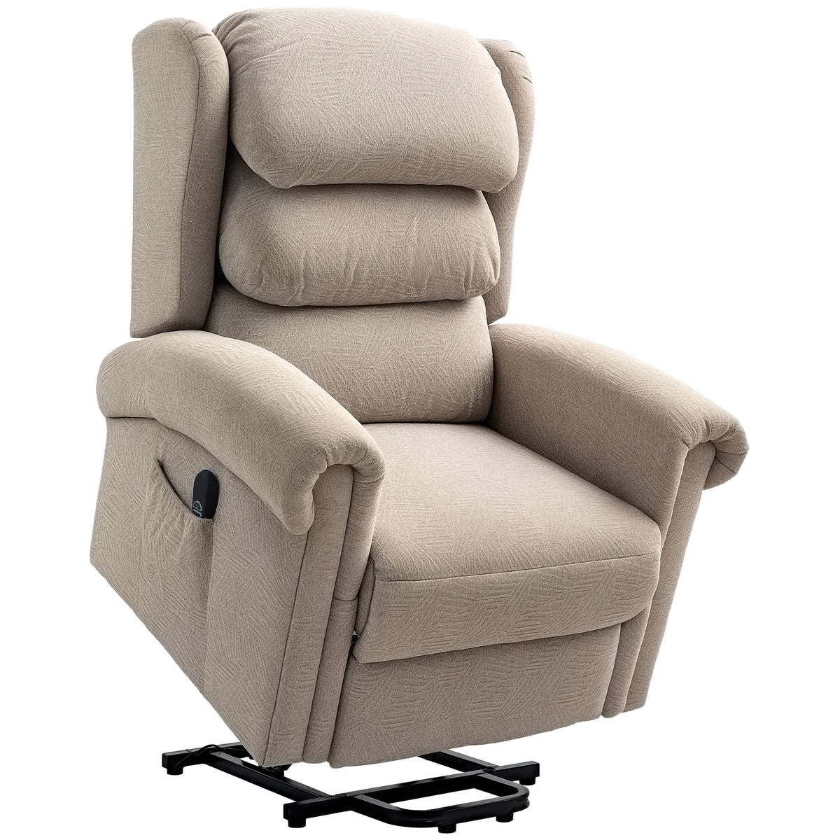 Velvet Recliner Chair 92cm Wide With Footrest - Velmora