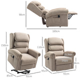 Velvet Recliner Chair 92cm Wide With Footrest - Velmora