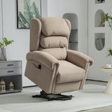 Velvet Recliner Chair 92cm Wide With Footrest - Velmora