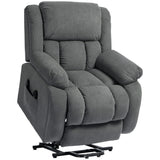 Velvet Recliner Chair 93cm Wide With Footrest - Velmora