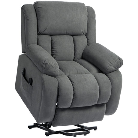 Velvet Recliner Chair 93cm Wide With Footrest - Velmora