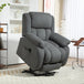 Velvet Recliner Chair 93cm Wide With Footrest - Velmora