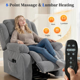 Velvet Recliner Chair 93cm Wide With Footrest - Velmora