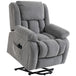 Velvet Recliner Chair 93cm Wide With Footrest - Velmora