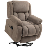 Velvet Recliner Chair 93cm Wide With Footrest - Velmora