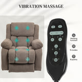 Velvet Recliner Chair 93cm Wide With Footrest - Velmora