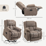 Velvet Recliner Chair 93cm Wide With Footrest - Velmora