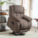 Velvet Recliner Chair 93cm Wide With Footrest - Velmora