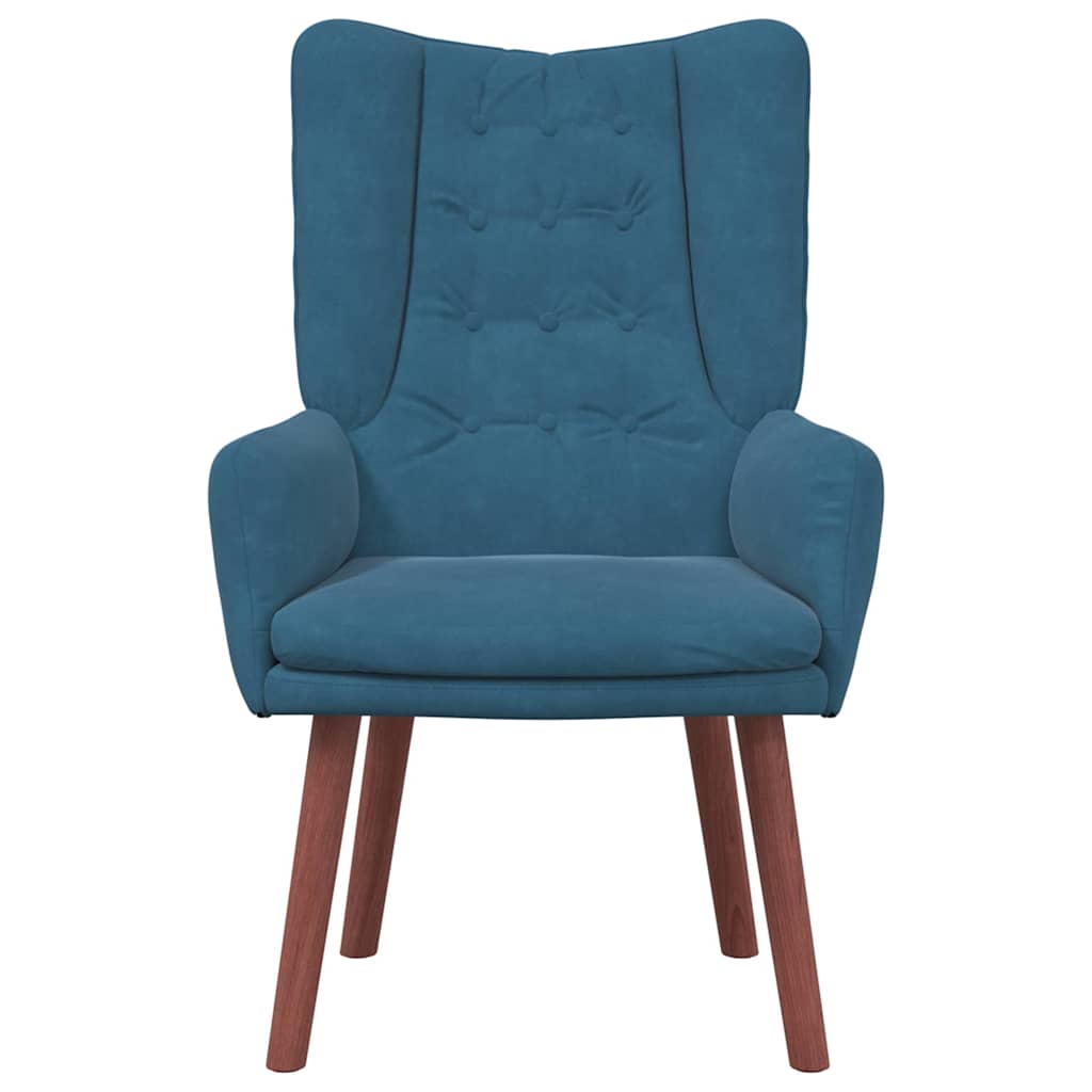 Velvet Relaxing Accent Chair 63cm Wide - Vantage Home