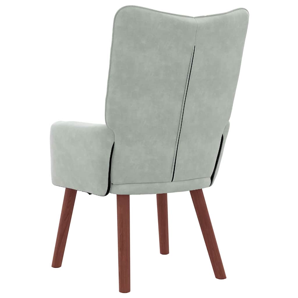 Velvet Relaxing Accent Chair 63cm Wide - Vantage Home