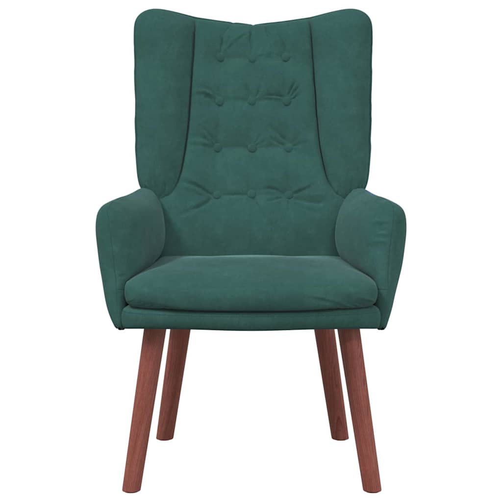 Velvet Relaxing Accent Chair 63cm Wide - Vantage Home