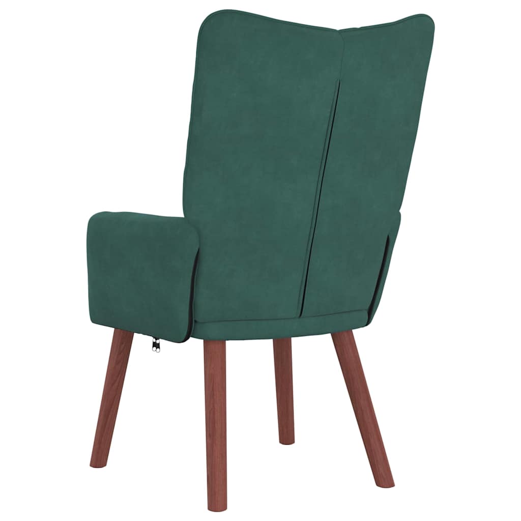 Velvet Relaxing Accent Chair 63cm Wide - Vantage Home
