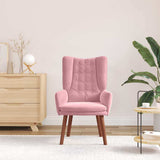 Velvet Relaxing Accent Chair 63cm Wide - Vantage Home