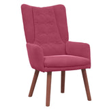 Velvet Relaxing Accent Chair 63cm Wide - Vantage Home