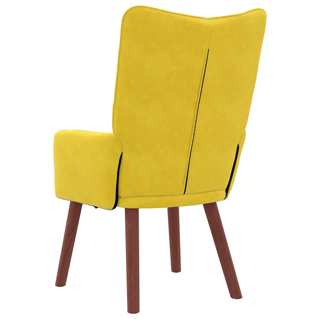 Velvet Relaxing Accent Chair 63cm Wide - Vantage Home
