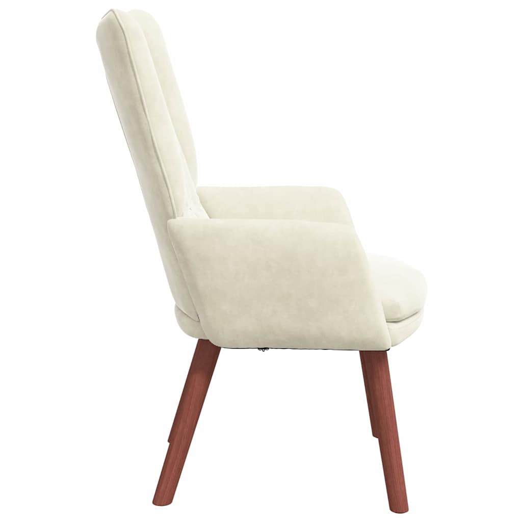 Velvet Relaxing Accent Chair 63cm Wide - Vantage Home