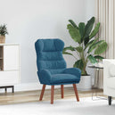 Velvet Relaxing Accent Chair 69cm Wide - Vantage Home