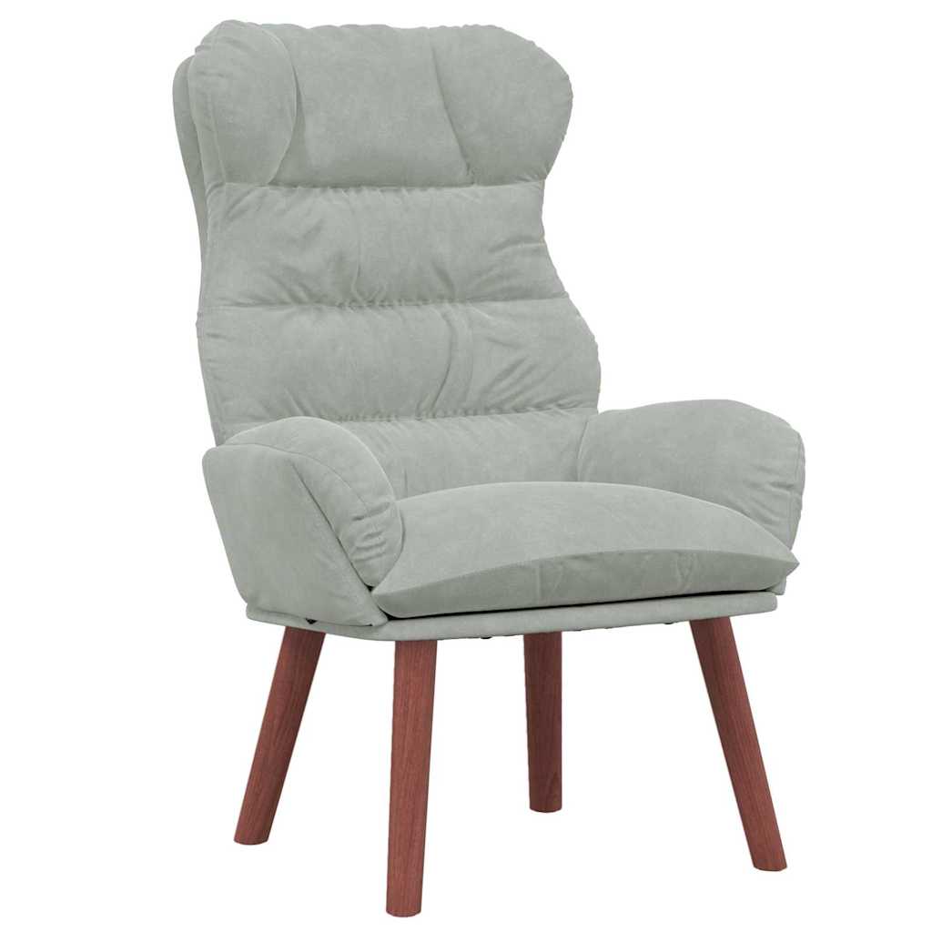Velvet Relaxing Accent Chair 69cm Wide - Vantage Home