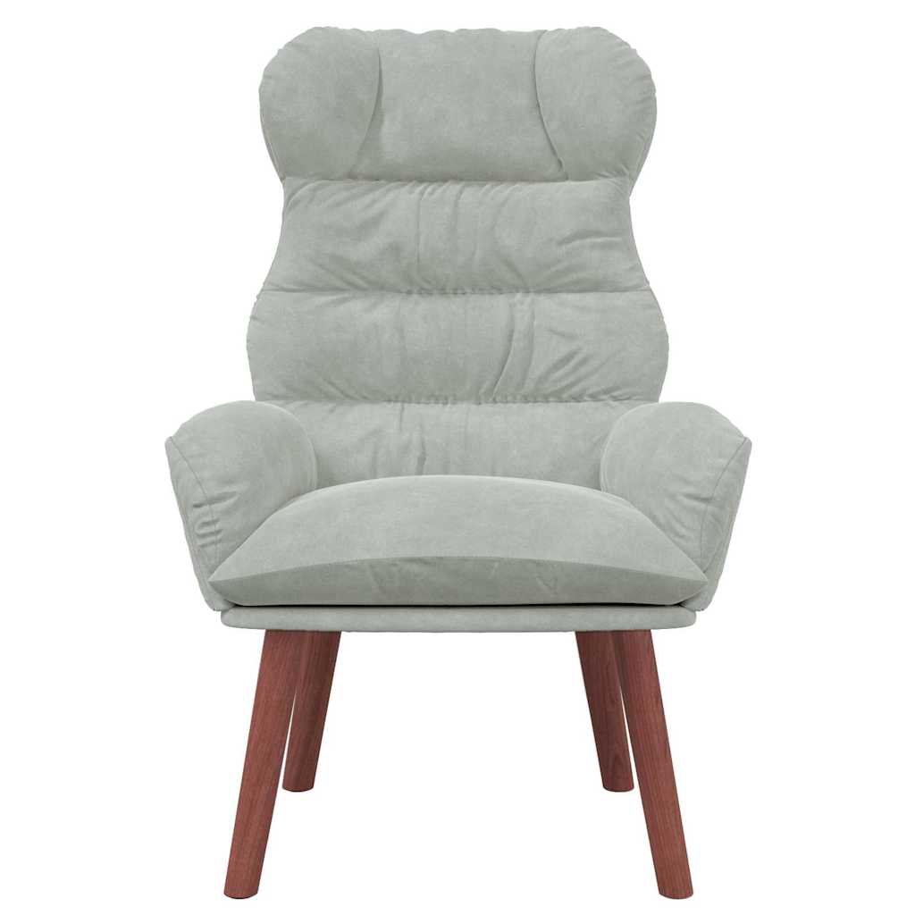 Velvet Relaxing Accent Chair 69cm Wide - Vantage Home
