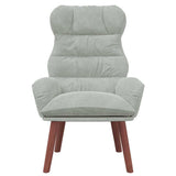 Velvet Relaxing Accent Chair 69cm Wide - Vantage Home