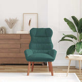 Velvet Relaxing Accent Chair 69cm Wide - Vantage Home
