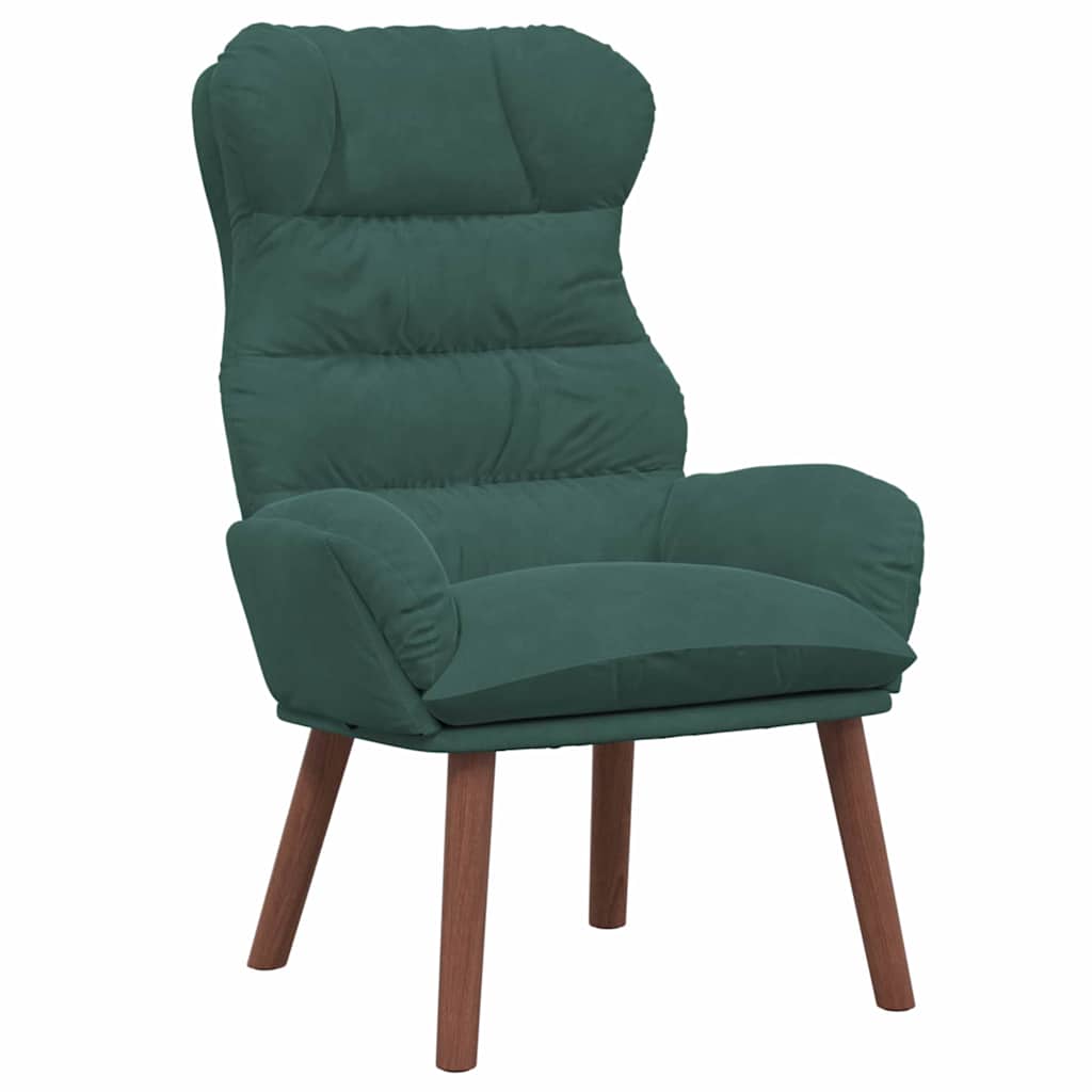 Velvet Relaxing Accent Chair 69cm Wide - Vantage Home