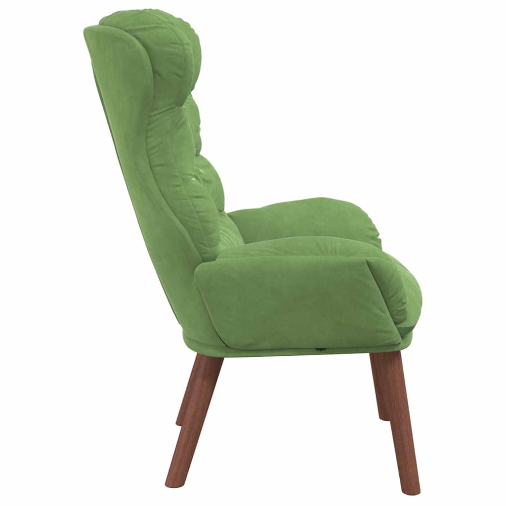 Velvet Relaxing Accent Chair 69cm Wide - Vantage Home