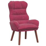Velvet Relaxing Accent Chair 69cm Wide - Vantage Home