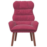 Velvet Relaxing Accent Chair 69cm Wide - Vantage Home