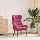 Velvet Relaxing Accent Chair 69cm Wide - Vantage Home