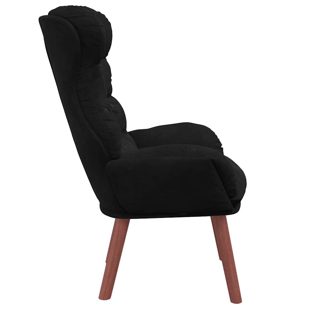 Velvet Relaxing Accent Chair 69cm Wide - Vantage Home