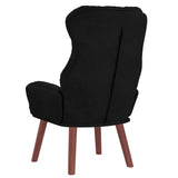 Velvet Relaxing Accent Chair 69cm Wide - Vantage Home