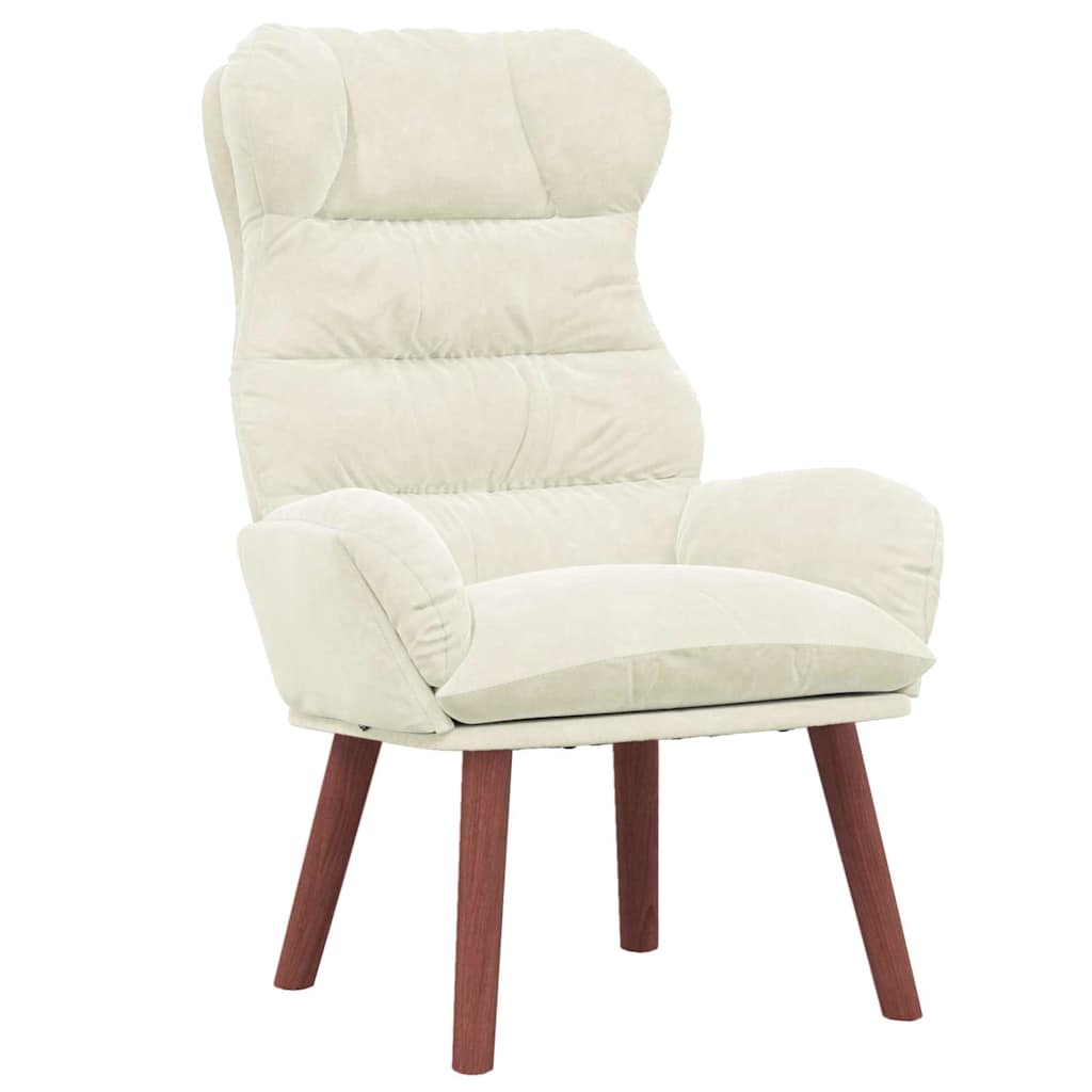 Velvet Relaxing Accent Chair 69cm Wide - Vantage Home