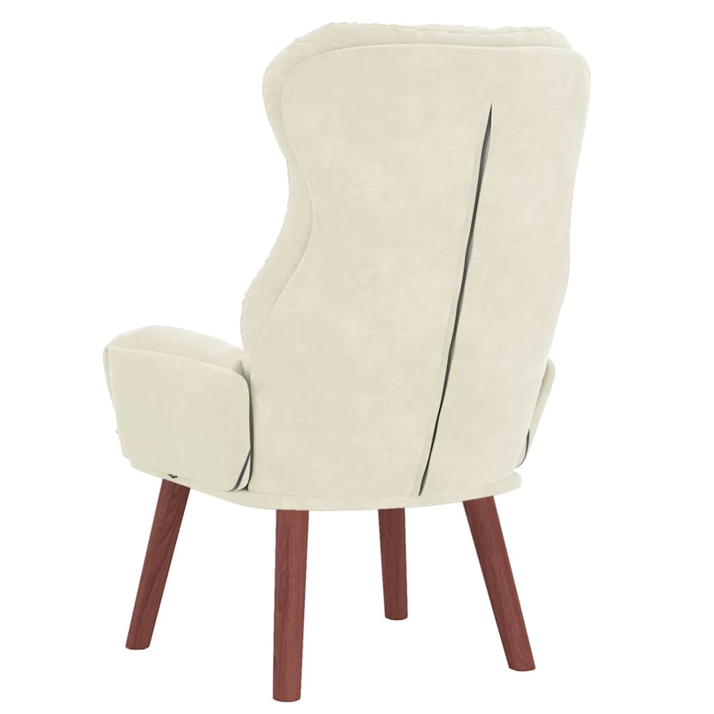 Velvet Relaxing Accent Chair 69cm Wide - Vantage Home