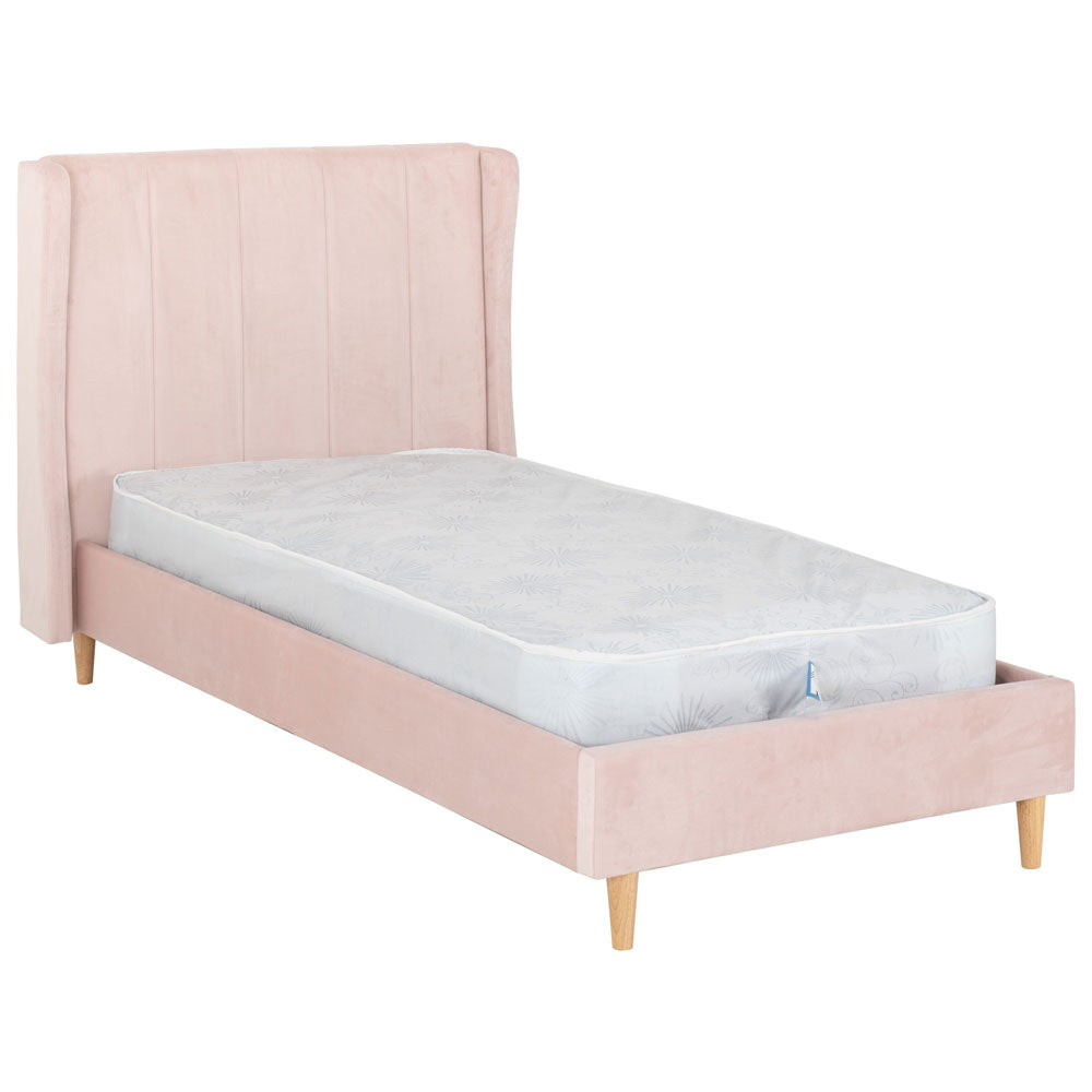 Velvet Single Bed - Amelia