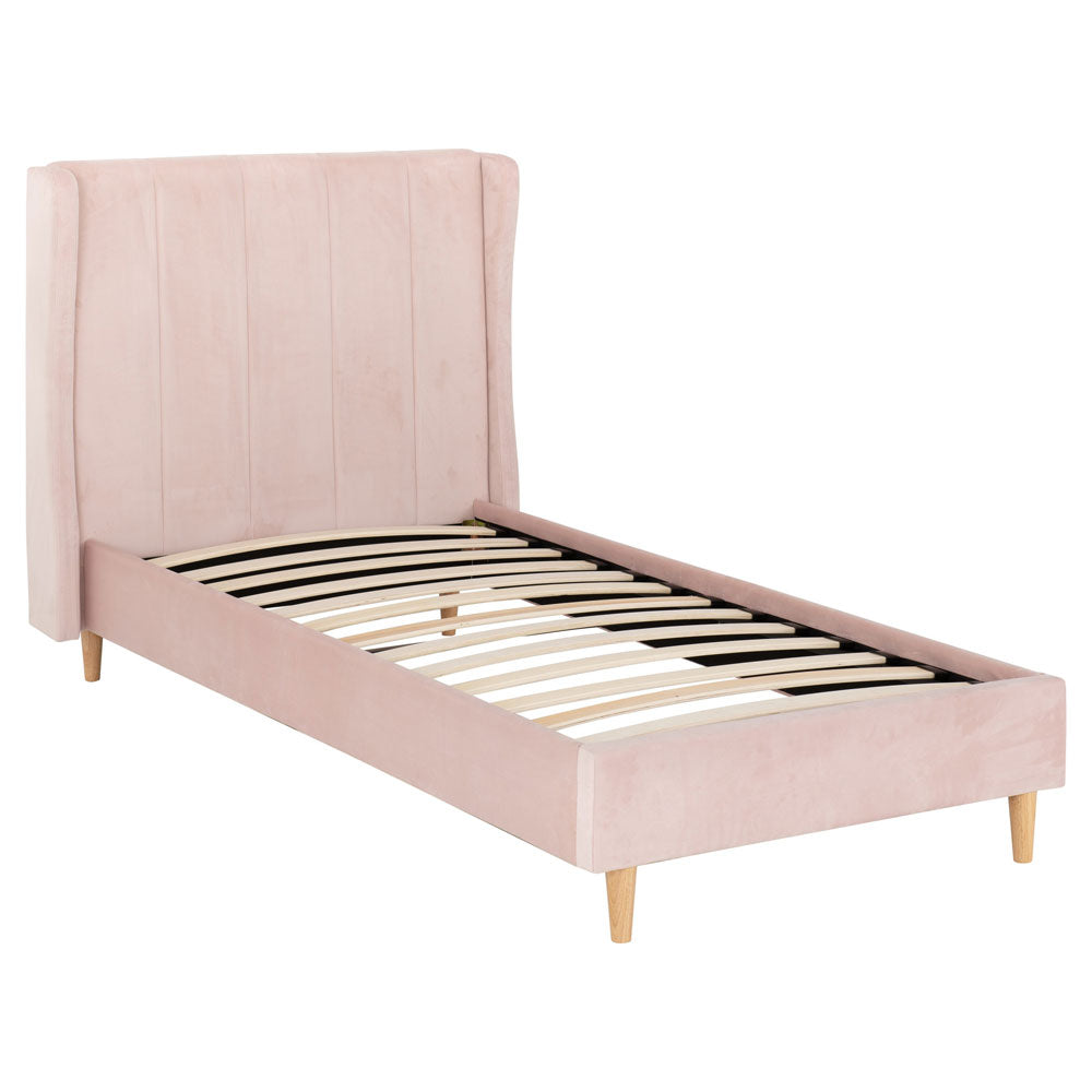 Velvet Single Bed - Amelia