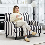 Velvet Single Sofa Armchair 115cm Wide - Velmora