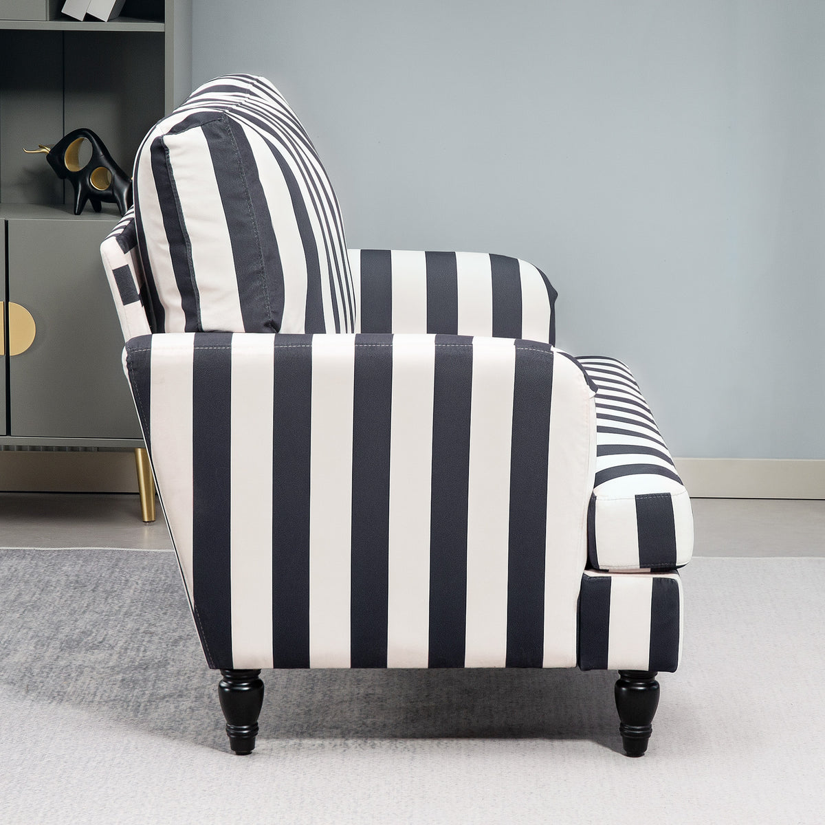 Velvet Single Sofa Armchair 115cm Wide - Velmora