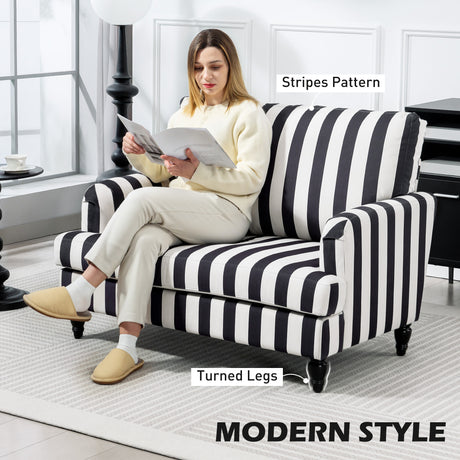 Velvet Single Sofa Armchair 115cm Wide - Velmora