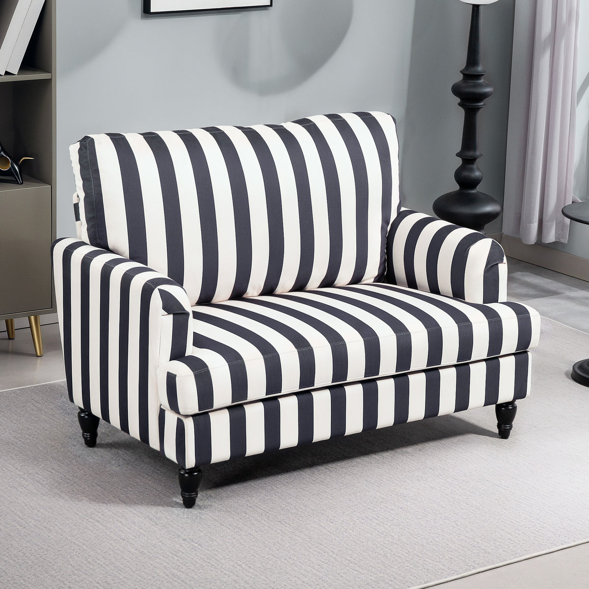 Velvet Single Sofa Armchair 115cm Wide - Velmora