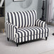 Velvet Single Sofa Armchair 115cm Wide - Velmora