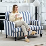 Velvet Single Sofa Armchair 115cm Wide - Velmora