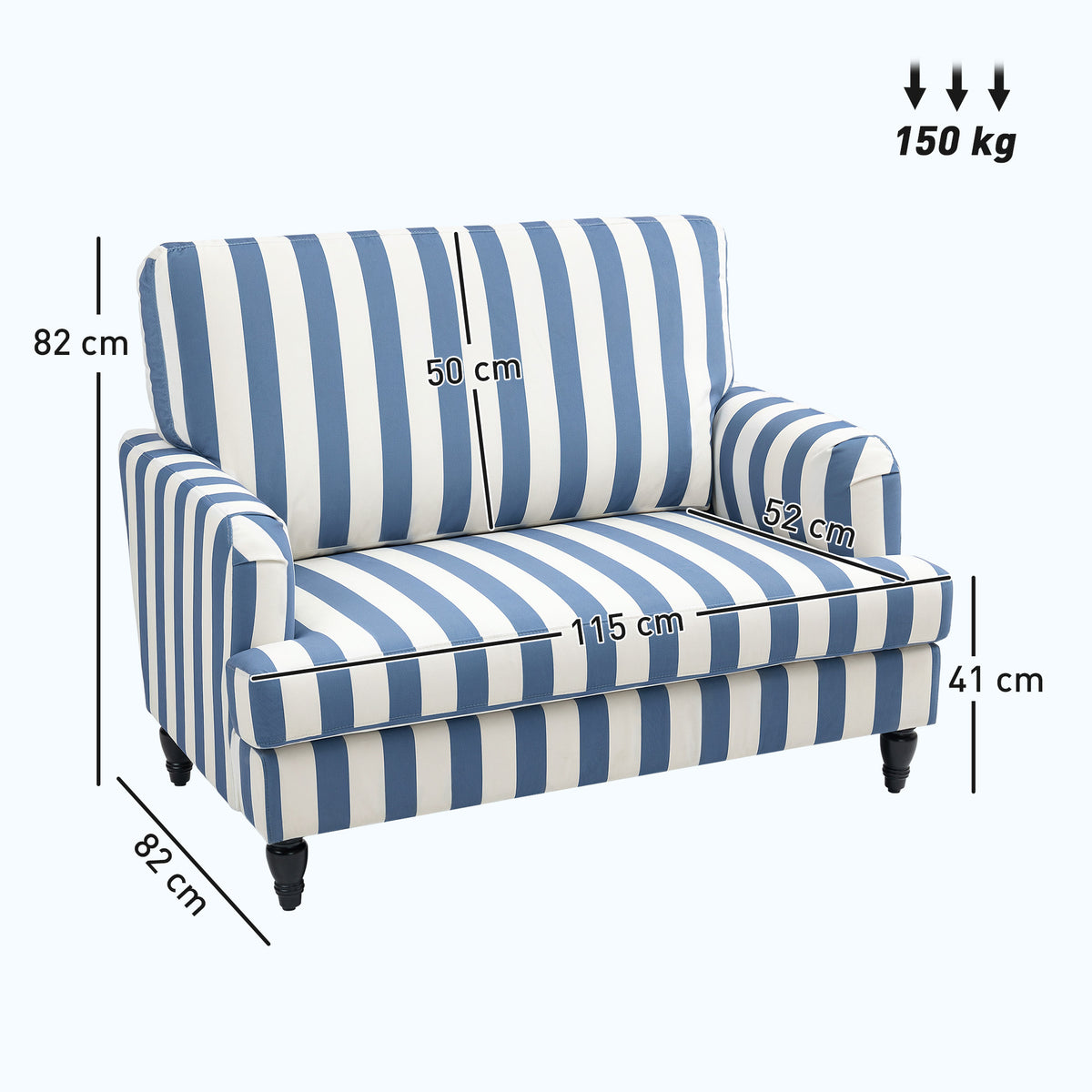 Velvet Single Sofa Armchair 115cm Wide - Velmora