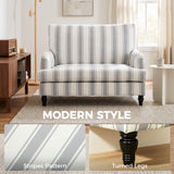Velvet Single Sofa Armchair 115cm Wide - Velmora