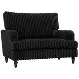 Velvet Single Sofa Armchair 115cm Wide - Velmora
